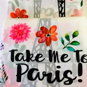 Take me to Paris Peva Shower Curtain Eiffel Tower